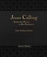 Image of jesus calling note taking edition leathersoft Black with full scriptures en