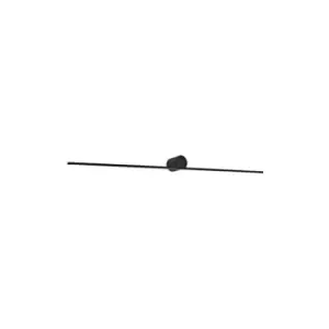Image of Tripoli LED Wall Lamp 10W 3000K Downward Aluminium Black IP44
