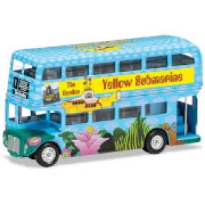 image of The Beatles London Bus Yellow Submarine Model Set - Scale 1:64