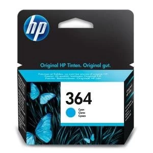 Image of HP 364 Cyan Inkjet Cartridge