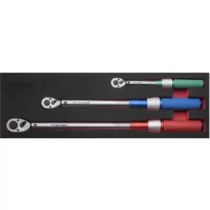 Image of STW900SET Torque Wrench Micrometer Style 3pc Set - Sealey