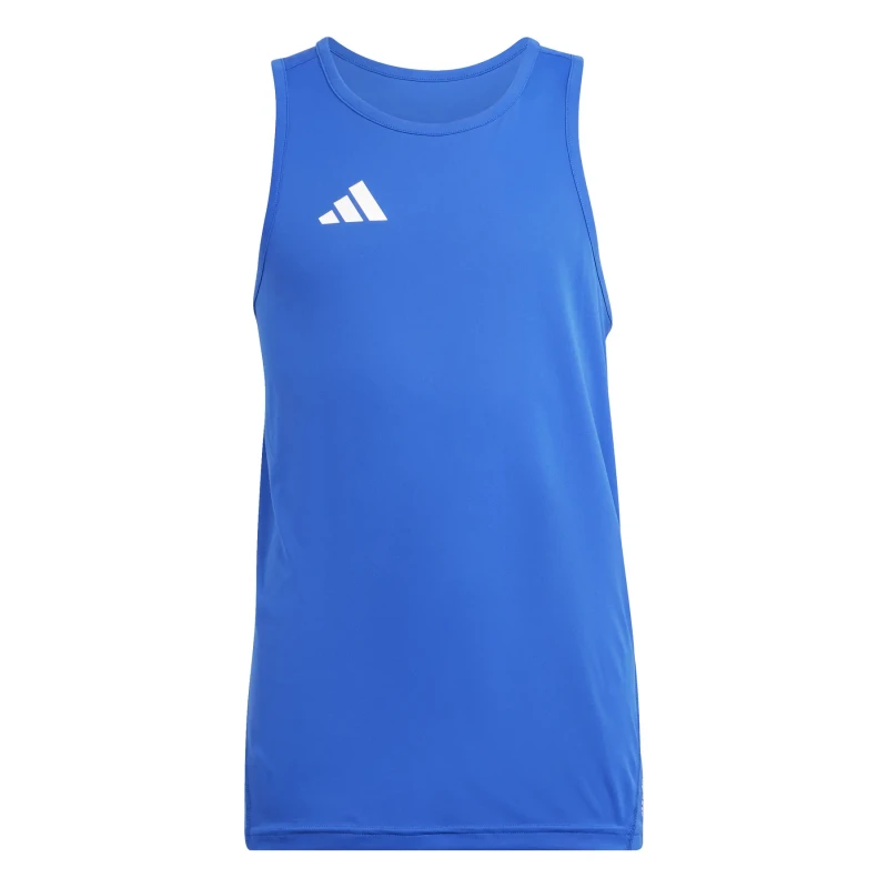 Image of Children's tank top adidas Adizero Team Bleu Male 11/12 ans