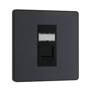 Image of BG Evolve Matt Grey Single Rj45 Telephone Socket - PCDMGRJ451B