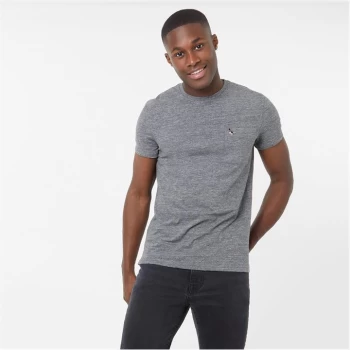 Image of Jack Wills Ayleford Logo T-Shirt - Grey Marl