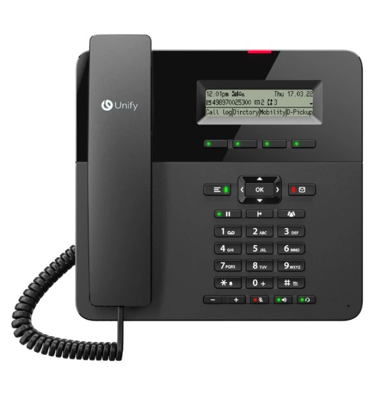Image of Unify OpenScape Desk Phone CP210 Analog telephone Black