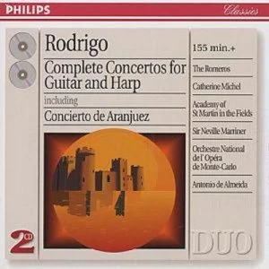 image of Complete Concertos for Guitar and Harp by Joaquin Rodrigo CD Album