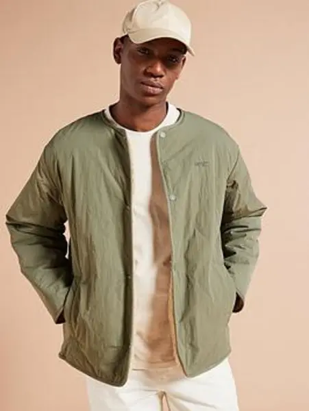 Image of Abbotts Reversible Filled Cardi Jackets - Green