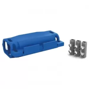 Wiska Shark Insulating Connector Joint 6A 3 Core Blue - SH0325W