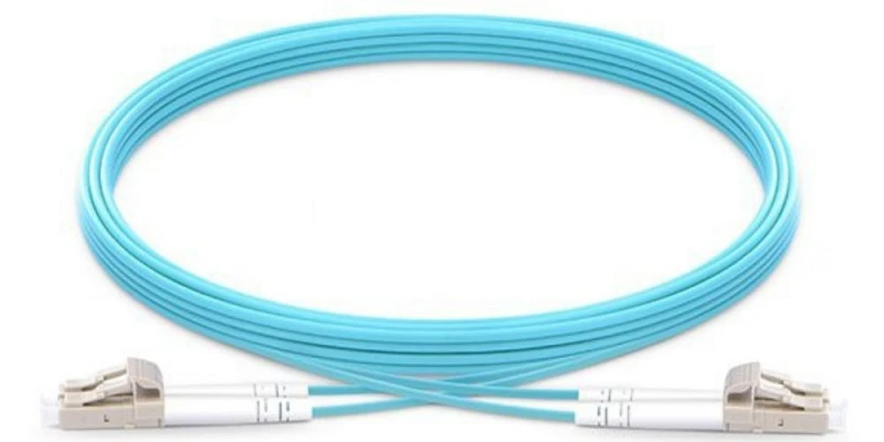 Image of Origin Storage Multimode OM4 LC-LC Patch Cable (3m Aqua)