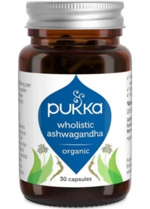 image of Pukka Herbs Wholistic Ashwagandha 60 capsules