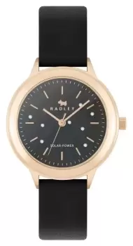 image of Radley RYR21520 Radley Respects Black Crystal-Set Dial Watch