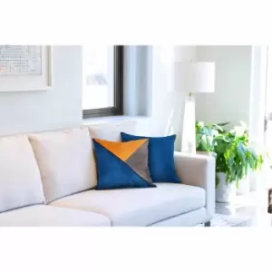 Image of Emma Barclay New Orleans Cushion Cover Blue (Pair)