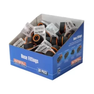 Image of Faithfull Plastic Hose Mender (Box 30)