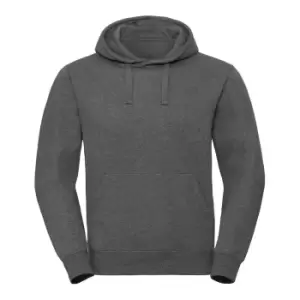 Image of Russell Mens Authentic Melange Hoodie (XXL) (Carbon Melange)