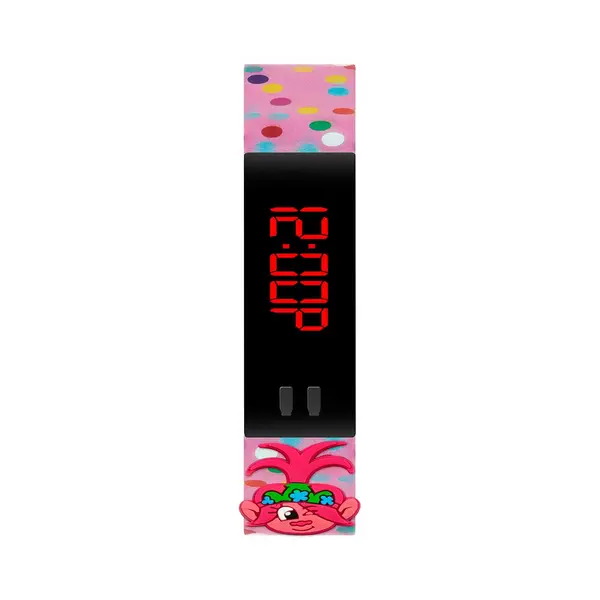 Image of Disney Trolls kids activity tracker watch with LED display