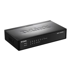 D-Link POE 8 x 10/100 RJ45 Port Desktop Switch with 4 Ports (53w) UK Plug