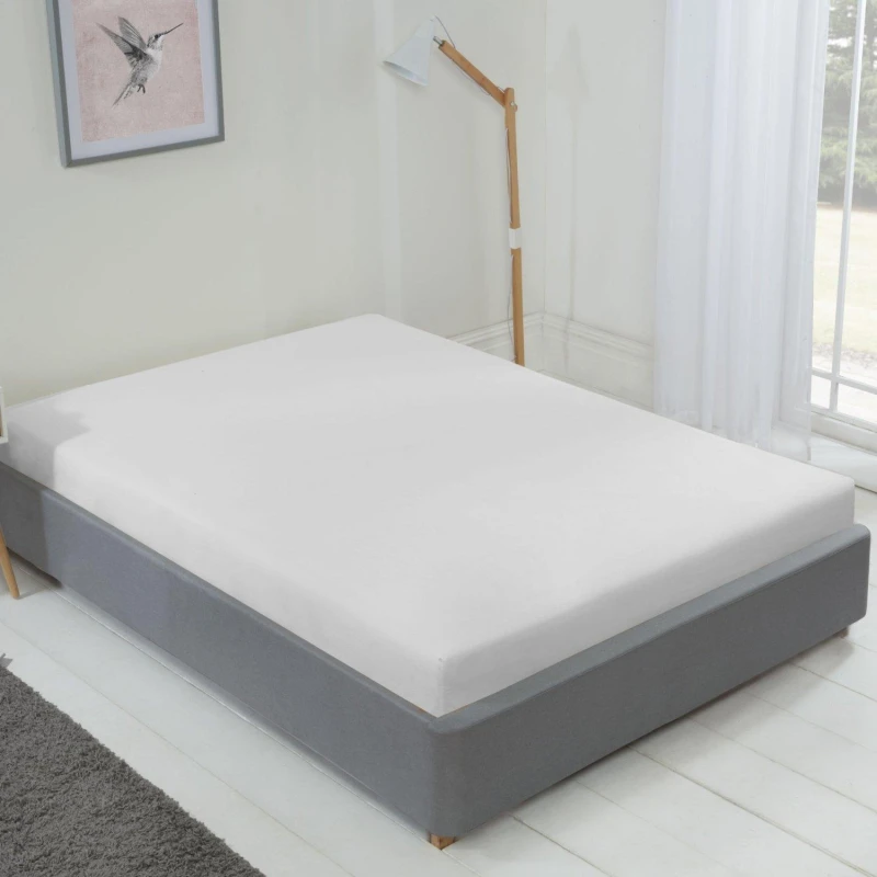 Image of Emma Barclay Egyptian Cotton Fitted Sheet 200 Thread Count Fitted Sheets Single White 39259801010