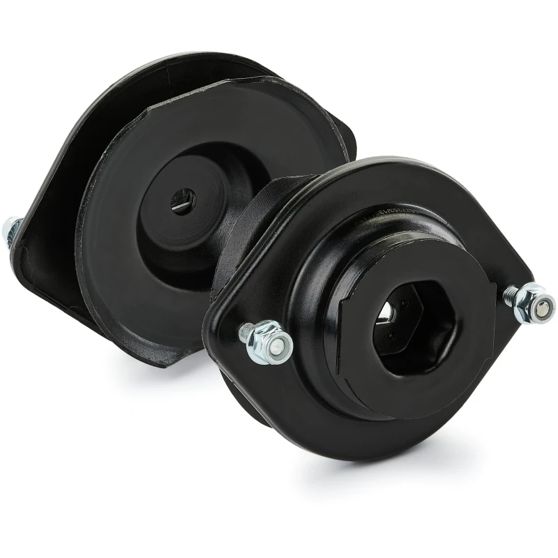 Image of RIDEX 1180S0984 Top strut mount Front axle both sides, without rolling bearing Elastomer Suspension Strut Support Bearing (1180)