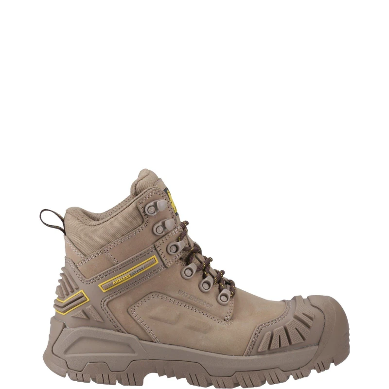 Image of Amblers Safety Womens Mary Lightweight 6' Safety Boots UK Size 8 (EU 42) Stone AMB384-STONE-8