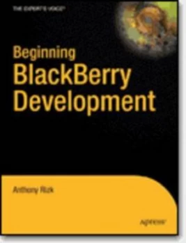 Image of Beginning Blackberry Development by Anthony Rizk Paperback