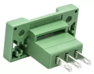 image of Phoenix Contact 3 Way Non-Fused Terminal Block, 12A, Panel Mount, Solder Terminals, 5.08mm, Nylon, 320 V