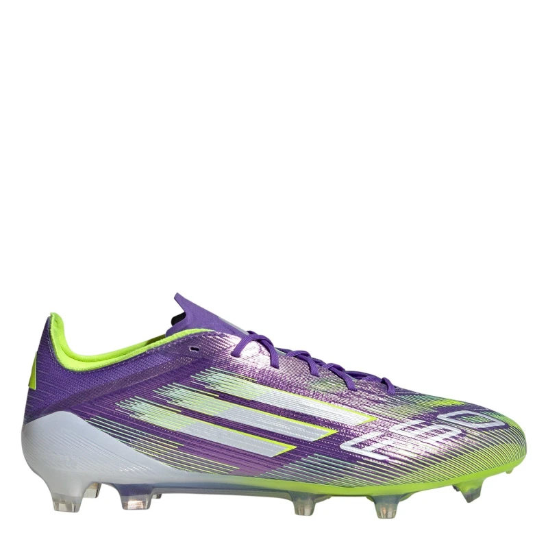 Image of adidas F50 Elite Adults Firm Ground Football Boots Purple/White male 10 (44.7)
