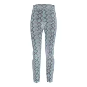 image of Reebok Snake Full Leggings Junior Girls - Blue