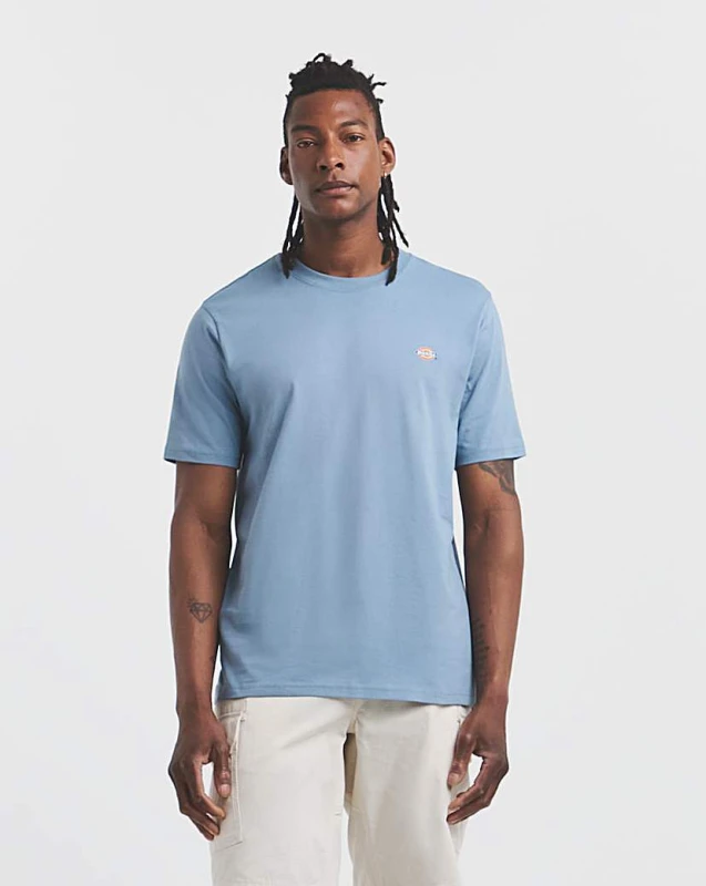 Image of Dickies Dickies Short Sleeve Mapleton T-Shirt Blue - Dickies - Size: XL Blue Male XL DI17304