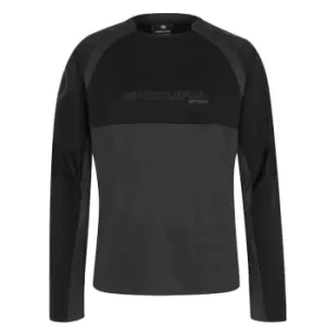 Image of Endura Burner Long Sleeve Jersey II - Black
