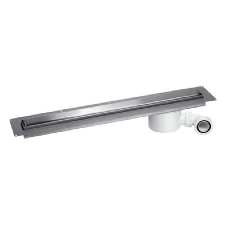 Image of Mcalpine Cd600-O-B Slimline Channel Drain 548mm Brushed Stainless Steel