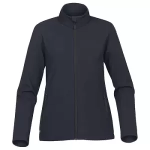 image of Stormtech Womens/Ladies Orbiter Soft Shell Jacket (M) (Navy/Carbon)