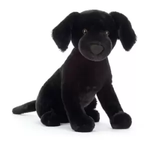 Jellycat Pippa Black Labrador, Fur, Check