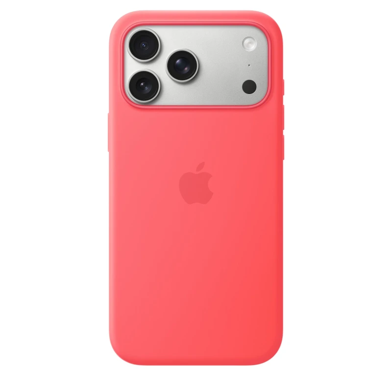 Image of Apple iPhone 17 Pro Max Silicone Case with MagSafe - Bright Guava MHW64ZM/A