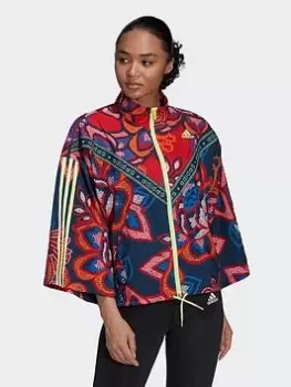 Image of adidas Farm Rio Track Top, Blue Size XL Women