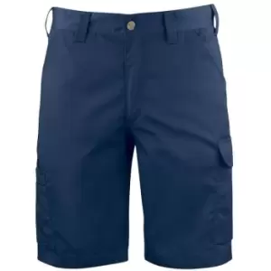 image of Projob Mens Plain Cargo Shorts (30R) (Navy) - Navy