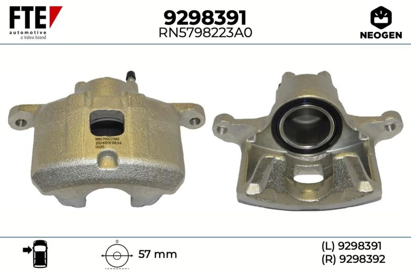 Image of Brake caliper FTE 9298391