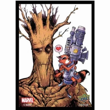 Image of Marvel Card Sleeves: Rocket/Groot - 65 Sleeves