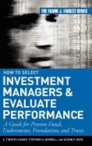 Image of how to select investment managers and evaluate performance a guide for pens