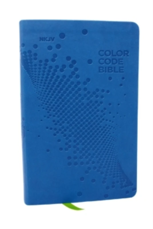 Image of NKJV, Color Code Bible for Kids, Blue Leathersoft, Comfort Print Leather / fine binding