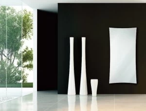 Image of Wickes Star Electric Glass Radiator - White 1063 x 532 mm