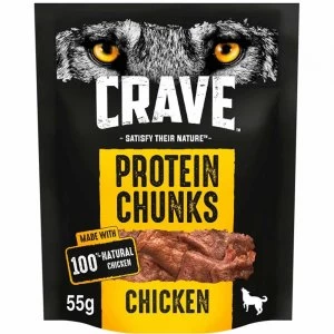 Crave Protein Chunks with Chicken Cat Food 55g