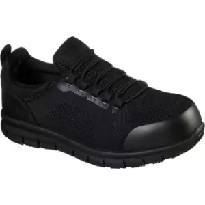 Image of Skechers Mens Synergy Omat Lace Up Safety Trainers UK Size 11 (EU 46)