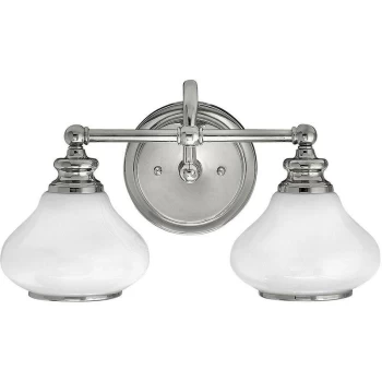 Image of Elstead - Ainsley - 2 Light Indoor Wall Light Polished Chrome IP44, G9