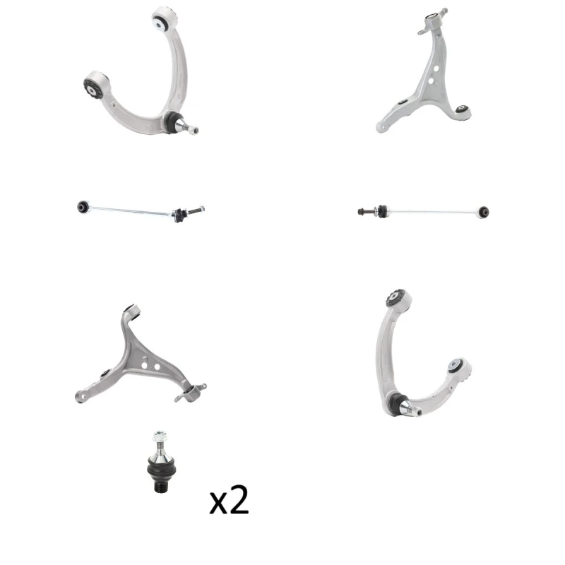 Image of RIDEX 772S1265 Control arm repair kit Front Axle Aluminium Suspension Kit (772)
