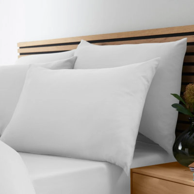 Image of Catherine Lansfield 'So Soft Easy Iron' Standard Pillowcase Pack of 4 White