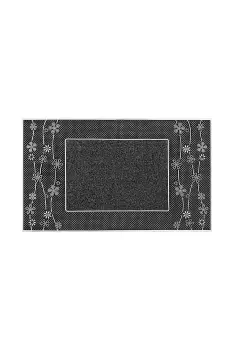 Image of Daisy PVC Pin Scraper Doormat 45x75cm Silver