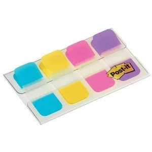 Image of Post-it 4 x 10mm Strong Index Flags Repositionable Durable Writable 1 x Pack of 40