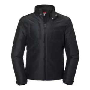 image of Russell Mens Cross Jacket (2XL) (Black)