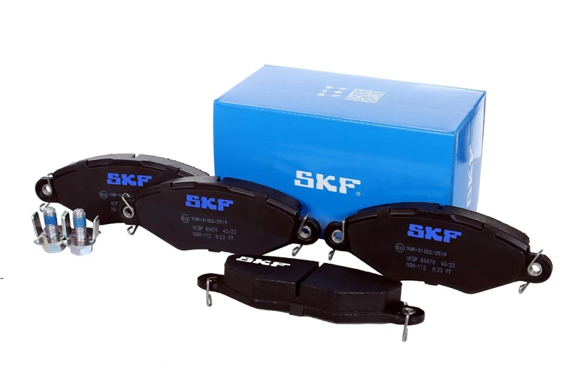 Image of SKF VKBP 80470 Brake pad set not prepared for wear warning indicator Brake Pad Set,disc brake (402)