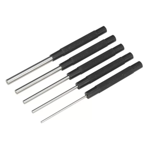 Image of Genuine SEALEY AK9124 Parallel Pin Punch Set 5pc Long Pattern